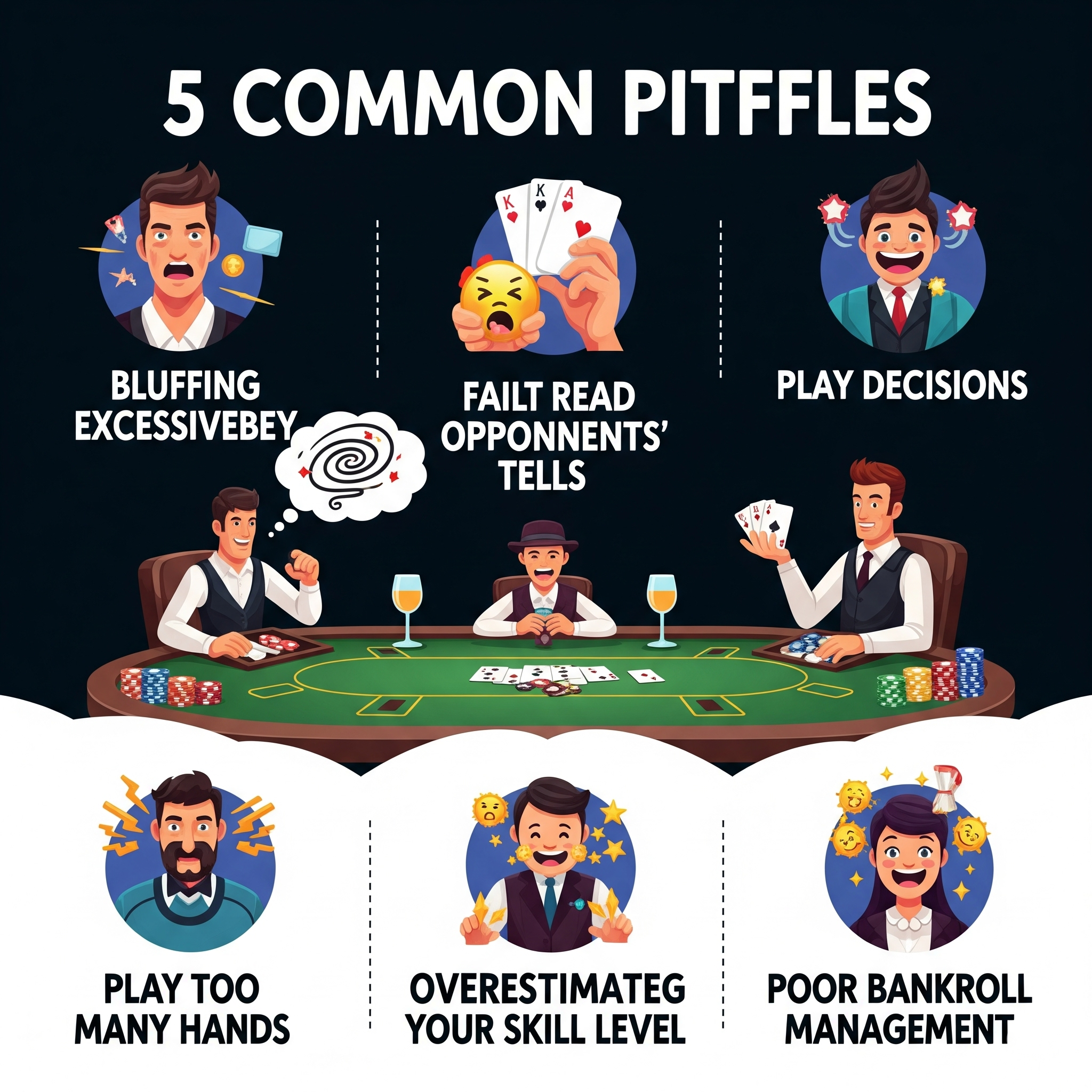 5 Kesalahan Fatal yang Harus Dihindari Saat Main Poker Online